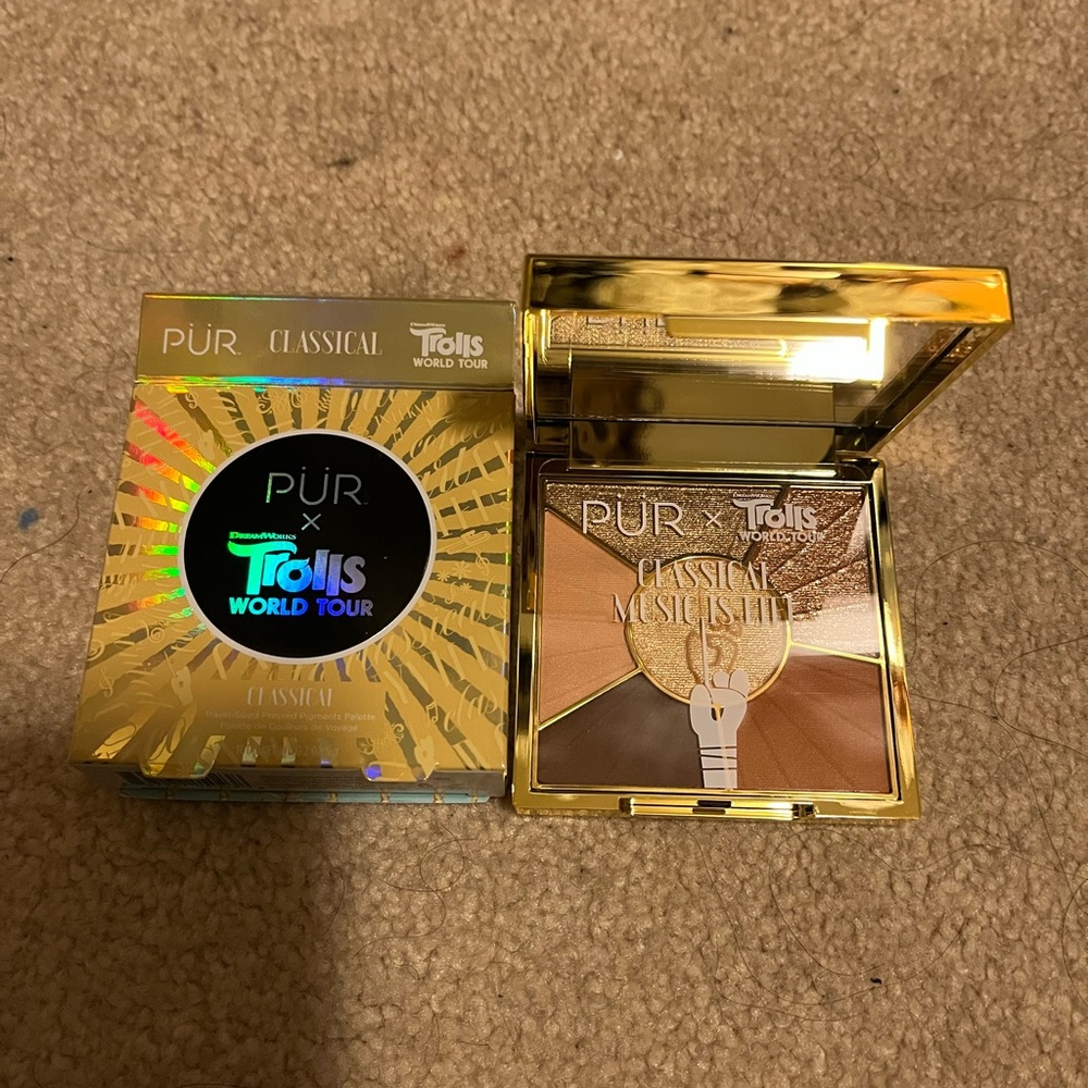 NIB Pur x Trolls world tour limited edition eyeshadow palette.